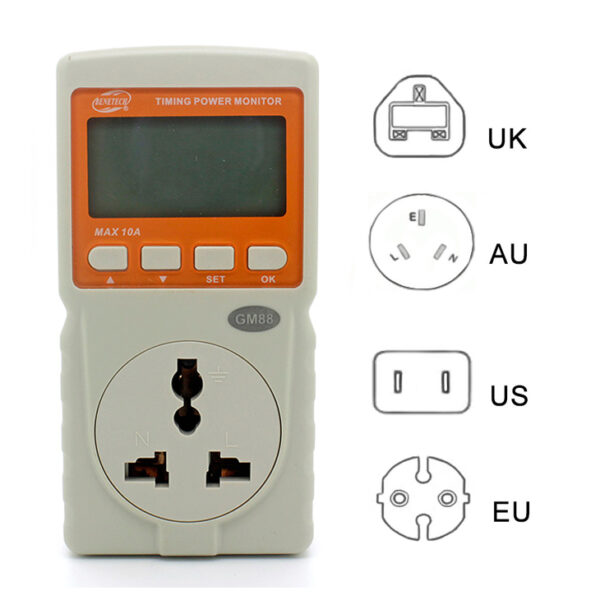 Alat Ukur Tegangan Power Monitor Benetech GM88-35645