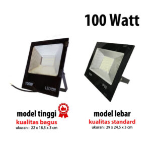 Lampu Led Sorot Tembak Floodlight Outdoor 100W Reflector Mini IP66-100W-0