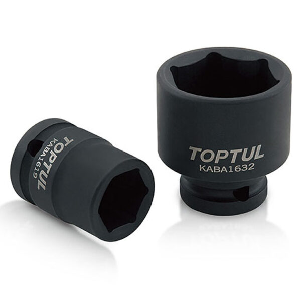Kunci Sock Flank Impact Sockets 1/2" DR. 6PT 18mm Toptul KABA1618-0