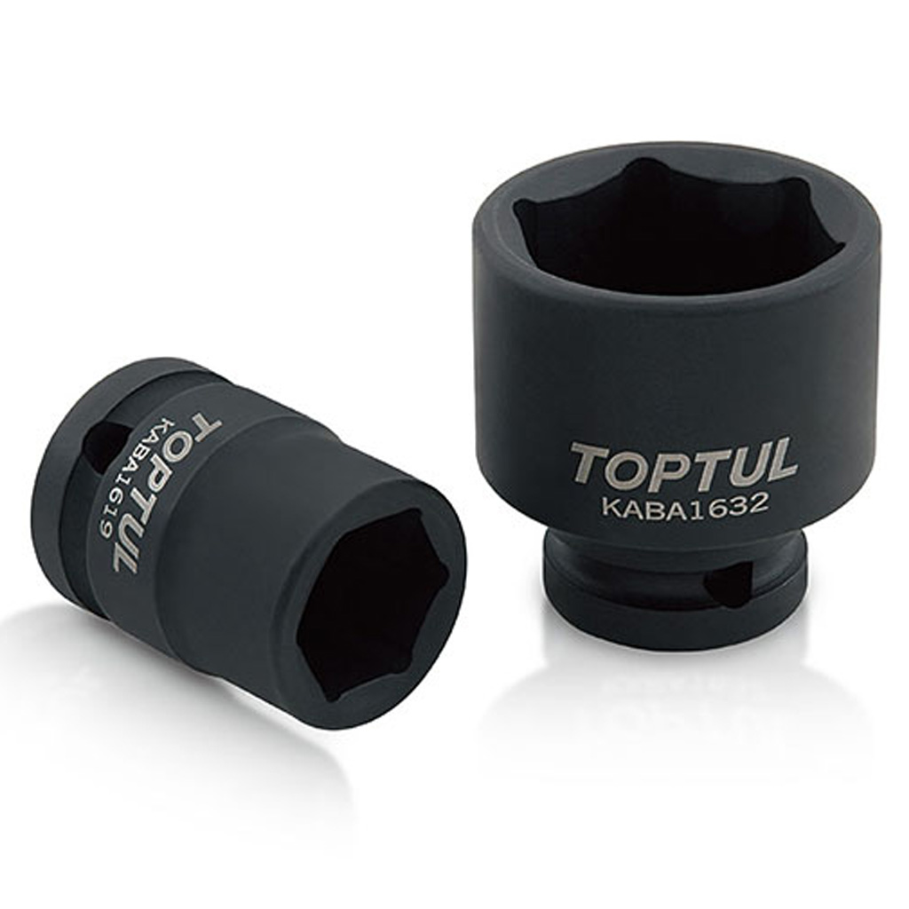 Kunci Sock Flank Impact Sockets 1/2" DR. 6PT 18mm Toptul KABA1618-0