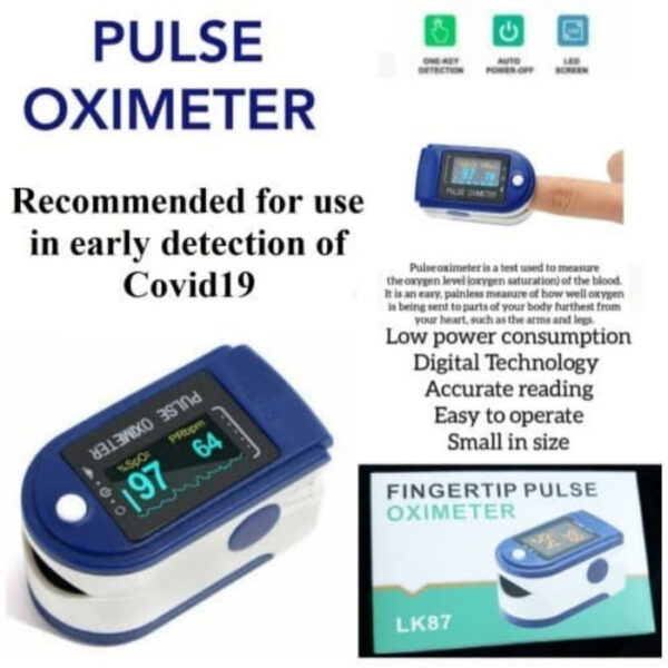 Fingertip Pulse Oximeter Monitor LED LK-87-35160