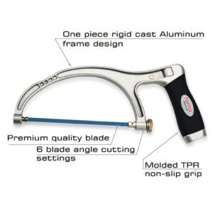 Gergaji Deluxe Mini Hacksaw 6" Toptul SAAA1527-0