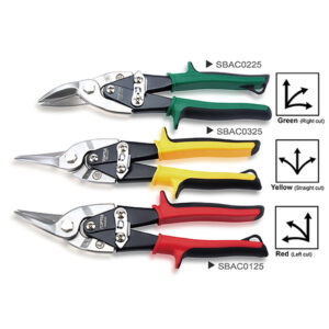 Tang Aviation Tin Snips Straight Cut 250mm Toptul SBAC0325-0