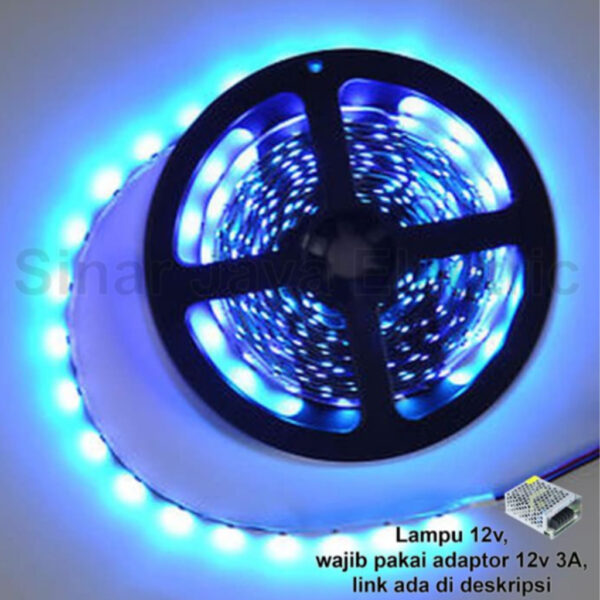 Led Strip Pita Flexible Smd 3528 / 2835 Ip33 (Mata Kecil Indoor)-35244