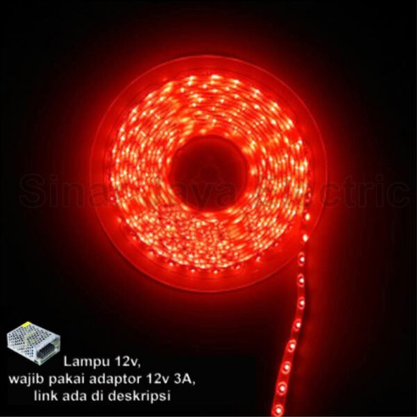 Led Strip Pita Flexible Smd 3528 / 2835 Ip33 (Mata Kecil Indoor)-35245