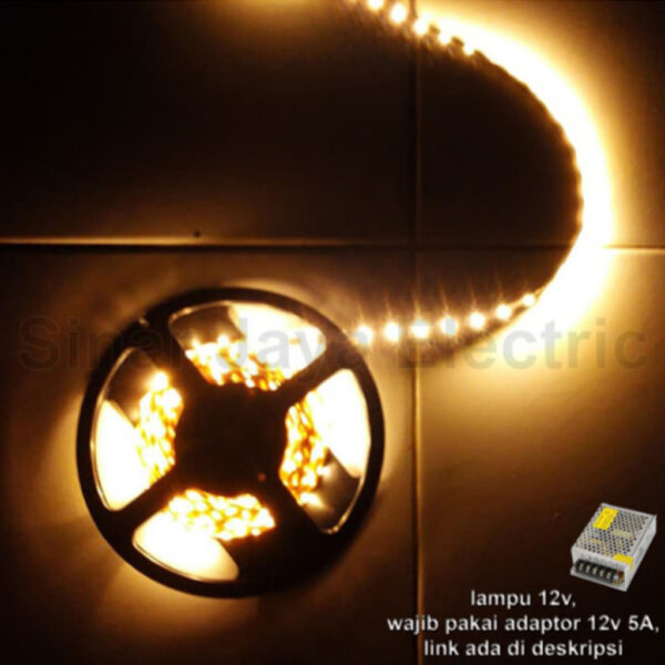 Lampu Led Strip Pita Flexible Smd 5050 Ip33 (Mata Besar Indoor)-0
