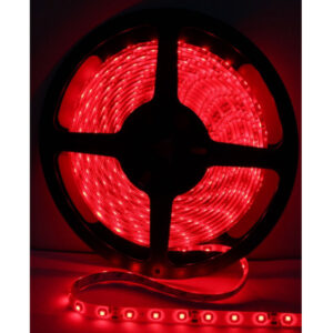 Led Strip Flexible Smd 3528 / 2538 Ip44 (Mata Kecil Waterproof) Merah-0