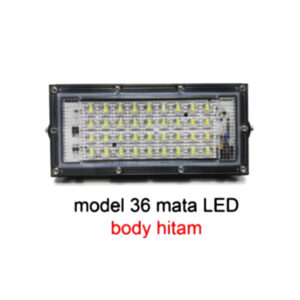 Led Sorot Tembak Dob Floodlight Dob 50W - 36Led Body Hitam-0