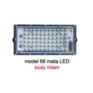 Led Sorot Tembak Dob Floodlight Dob 50W - 66Led Body Hitam-0