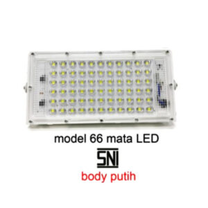 Led Sorot Tembak Dob Floodlight Dob 50W - 66Led Body Putih-0