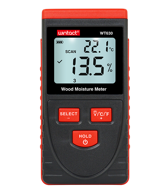 Alat Ukur Kadar Air Wood Moisture Meter WINTACT WT630-0