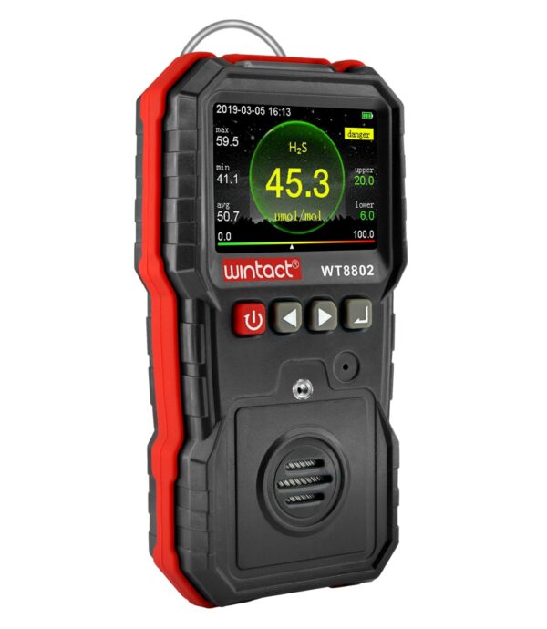 Alat Ukur Tekanan Digital Hydrogen Sulfide Monitor WINTACT WT8802-35534