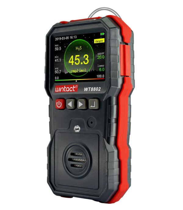 Alat Ukur Tekanan Digital Hydrogen Sulfide Monitor WINTACT WT8802-35535
