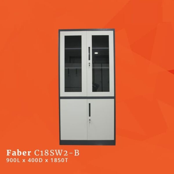 Lemari Kantor SAN Faber Size 900x400x1850 C18SW2-B-0