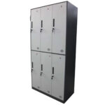 Lemari Locker 6 Pintu (Standart Edge) SAN Lincoln 3C2D-Y/B-0