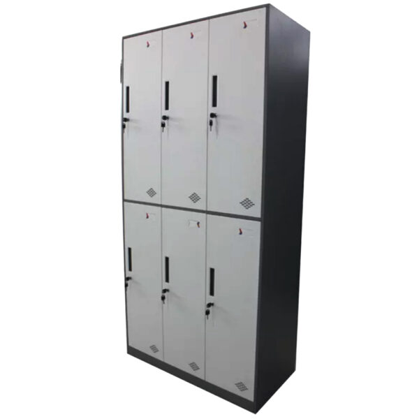 Lemari Locker 6 Pintu (Standart Edge) SAN Lincoln 3C2D-Y/B-0