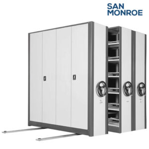 Lemari File Mobile 2 Line 3 Bay SAN Monroe 2L3B-Y-W-0