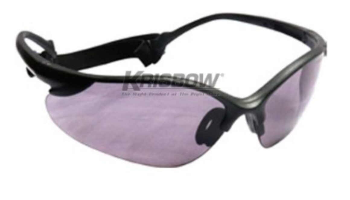 Kacamata Safety Spectacle Sporty With Nosepad Smoke Krisbow 10119708