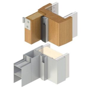 Raven Rp10Si Heavy Duty Acoustic Perimeter Seal Double Door Set - Brown-0