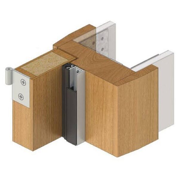 Raven Rp10Si Heavy Duty Acoustic Perimeter Seal Double Door Set - Brown-36580