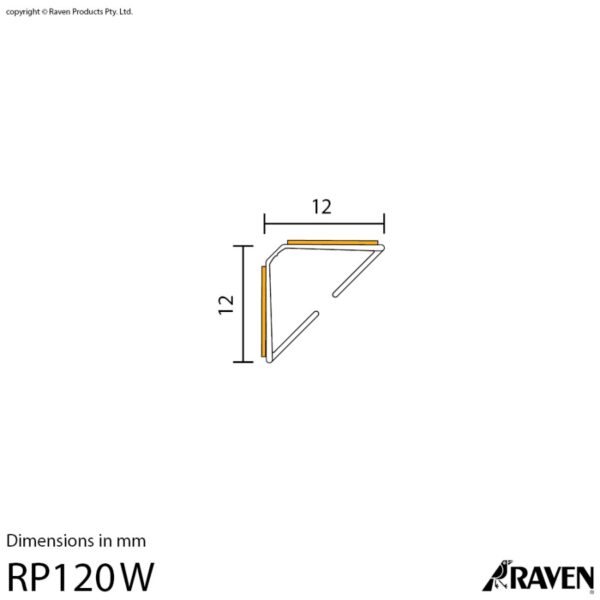 Raven Acoustic Door&Window Frame Seal Rp 120 Brown Double Door Set-36751