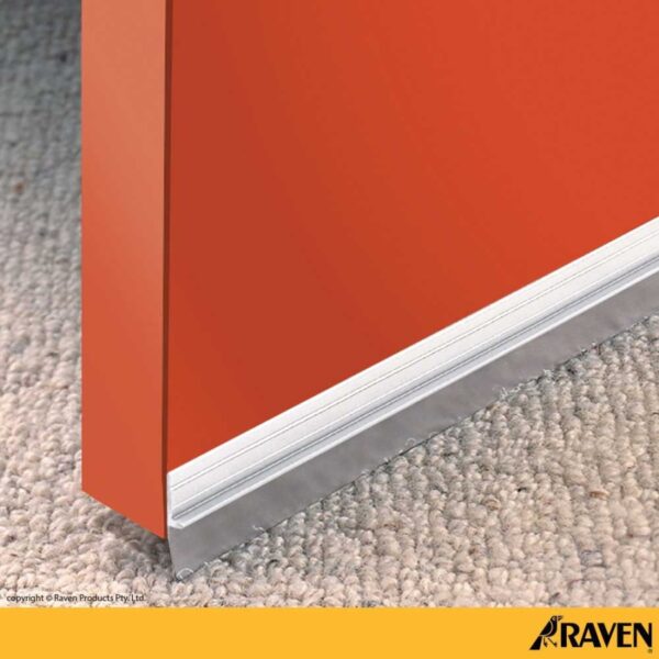 Penutup Lubang Bawah Pintu Raven Rp17 Putih Door Bottom Seal-36835
