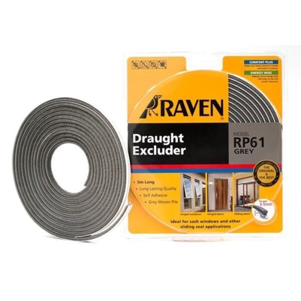 Raven Door Seal Rp2A Silver + Rp61 Grey Paket Penutup Celah Pintu-0