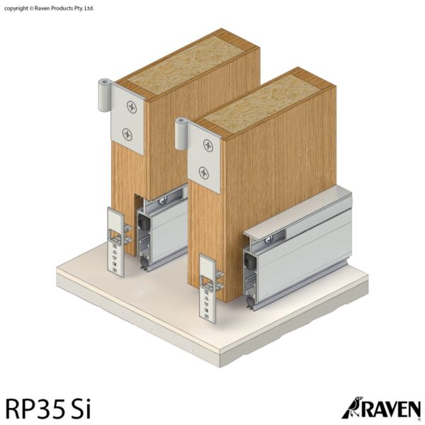 Raven Medium Duty Acoustic Automatic Bottom Seal Rp35 Si Ca 1070Mm - Cokelat-0