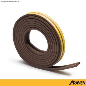 Raven Door & Window Seal Rp48 Brown 20 Meter Seal Pintu Jendela-0
