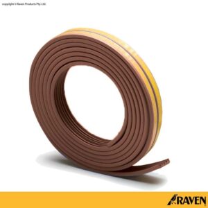 Raven Door & Window Seal Rp 59 Brown 6Mtr Penutup Celah Pintu&Jendela-0