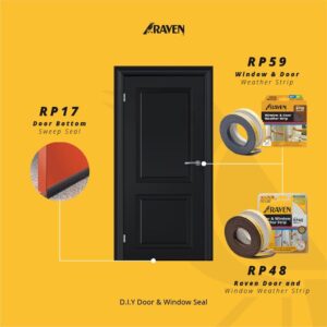 Raven Door & Window Seal Rp 59 White Penutup Celah Pintu & Jendela-0