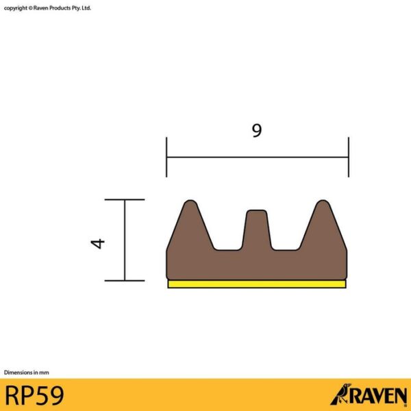 Raven Rp59 White Putih 6 Meter Door Window Seal Penutup Celah Kusen-36826