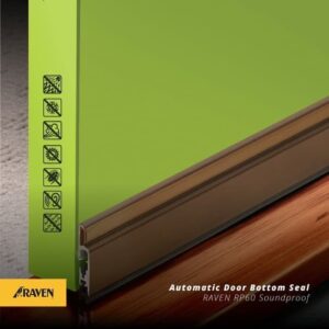 Raven Automatic Door Bottom Seal Rp 60 Bronze(Brown) Seal Otomatis-0