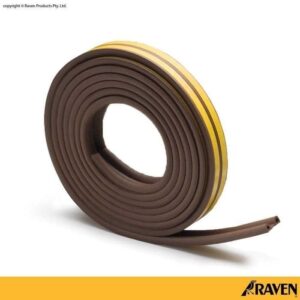 Raven Door Seal Rp60 Bronze + Rp48 Brown Paket Penutup Celah Pintu-0