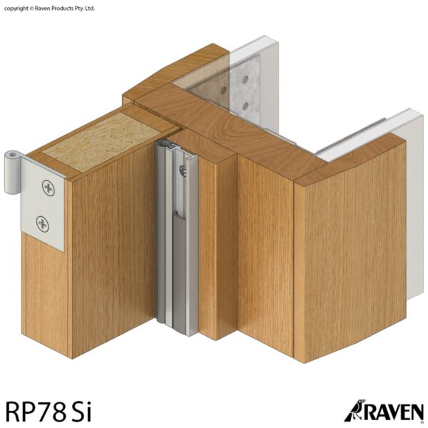 Raven Acoustic Door & Window Frame Seal Rp78Si 3000Mm Bronze Brown-0