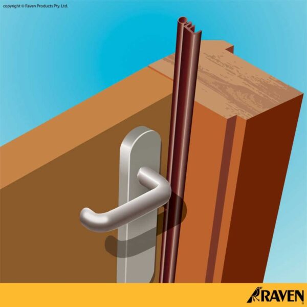Raven Door & Window Frame Seal Rp7 Brown-36850