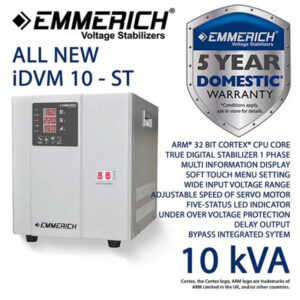 Stabilizer Listrik ALL NEW iDVM 10-ST 10kVA Emmerich ERIDVM100ST-0