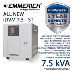 Stabilizer Listrik ALL NEW iDVM 7.5-ST 7.5kVA Emmerich ERIDVM075ST-0