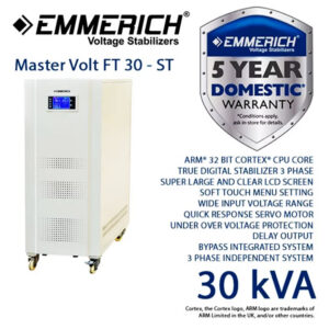 Stabilizer Listrik ALL NEW Master Volt FT 30-ST 30kVA Emmerich ERMVFT300ST-0