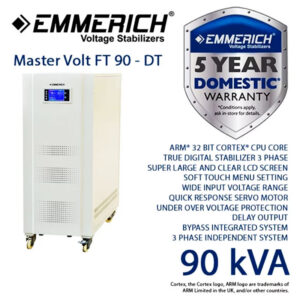 Stabilizer Listrik ALL NEW Master Volt FT 90-DT 90kVA Emmerich ERMVFT900DT-0