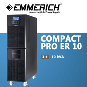 UPS Compact Pro ER Phase 3/1 Backup Time 8-10 Menit Emmerich ERCMP1031ER7X2-0