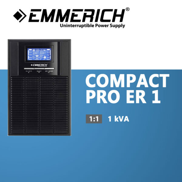 UPS Compact Pro ER 1 Backup Time 36-40 Menit Emmerich ERCMP1ER9X3-0
