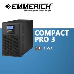 UPS Compact Pro 3 Backup Time 7 Menit Emmerich ERCMP39-0