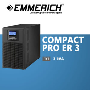 UPS Compact Pro ER 3 Backup Time 21-25 Menit Emmerich ERCMP3ER7X3-0