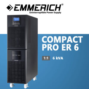 UPS Compact Pro ER 6 Backup Time 30-34 Menit Emmerich ERCMP6ER7X3-0