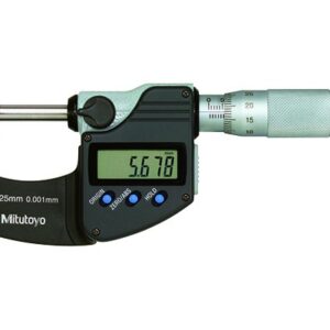 Digital Tube Micrometer IP65 Pin Anvil Flat Spindle 0-25mm Mitutoyo 395-261-30-0