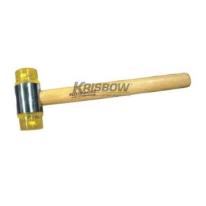 Palu Plastic Hammer 45 MM Wood Handle Krisbow 10158647-0