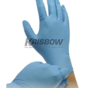 Sarung Tangan Glove Disposal Nitrile L Blue 100 PCS Krisbow 10152287-0