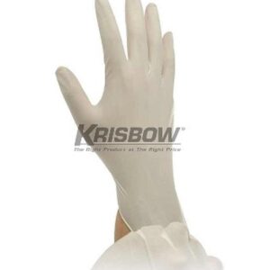 Sarung Tangan Glove Disposal Latex M Powder Free 100 Krisbow 10152298-0