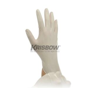 Sarung Tangan Glove Disposal Latex L Powder Free 100 Krisbow 10152299-0